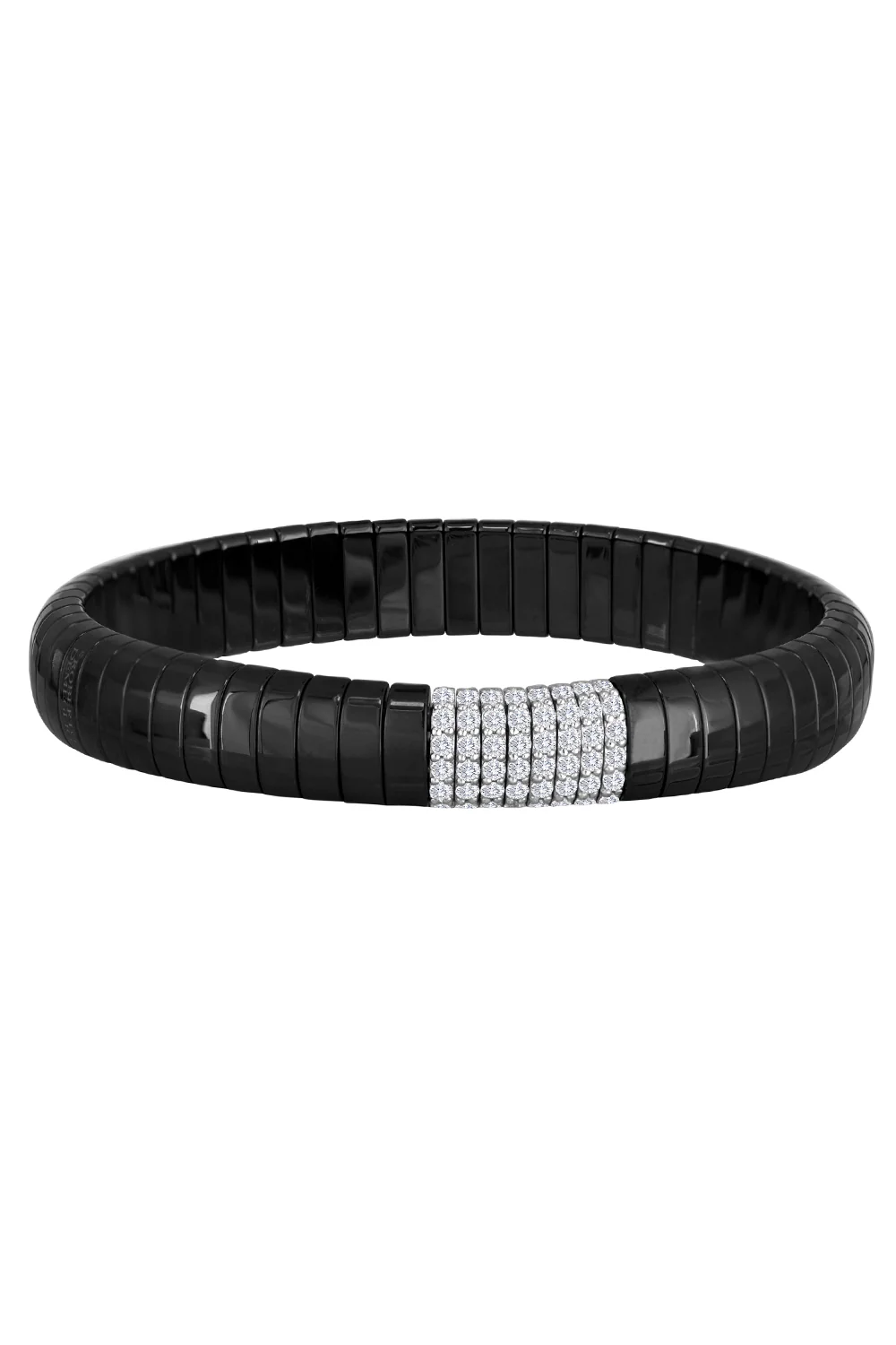 Pura Black Ceramic Diamond Bracelet