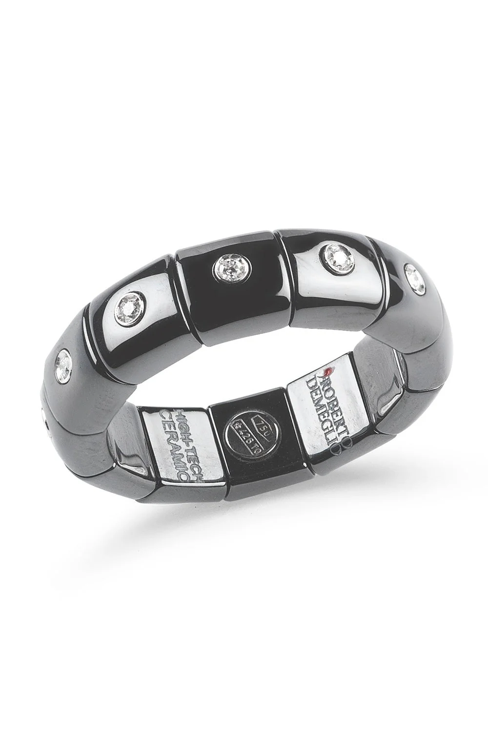 Pura Black Ceramic Stertch Ring
