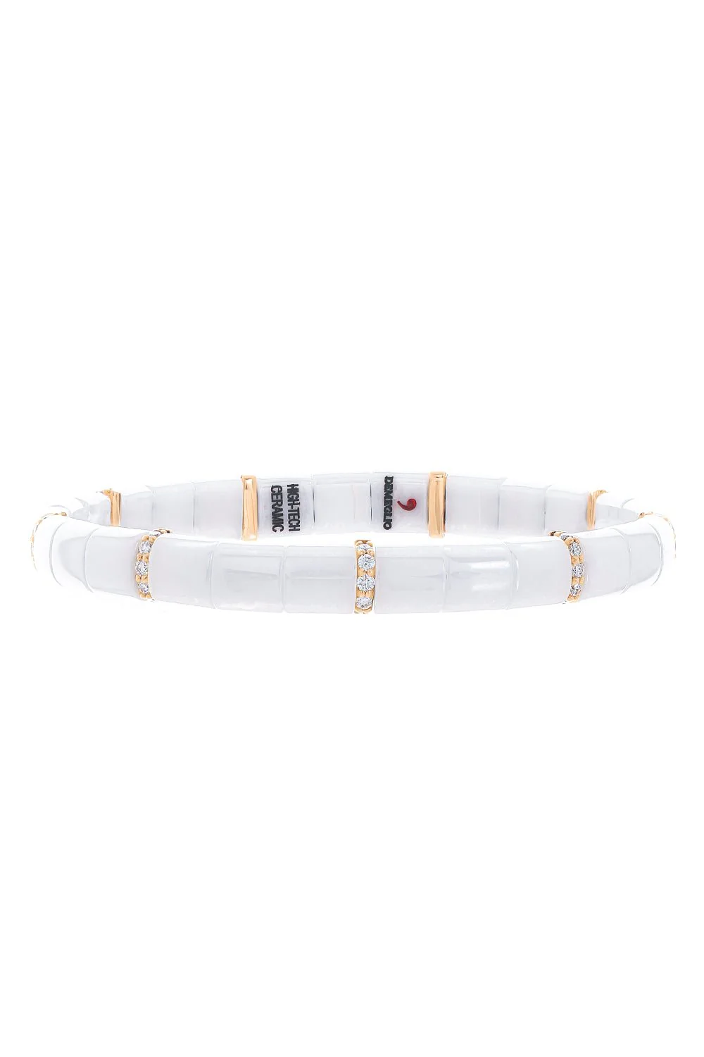 Pura White Ceramic Stretch Bracelet