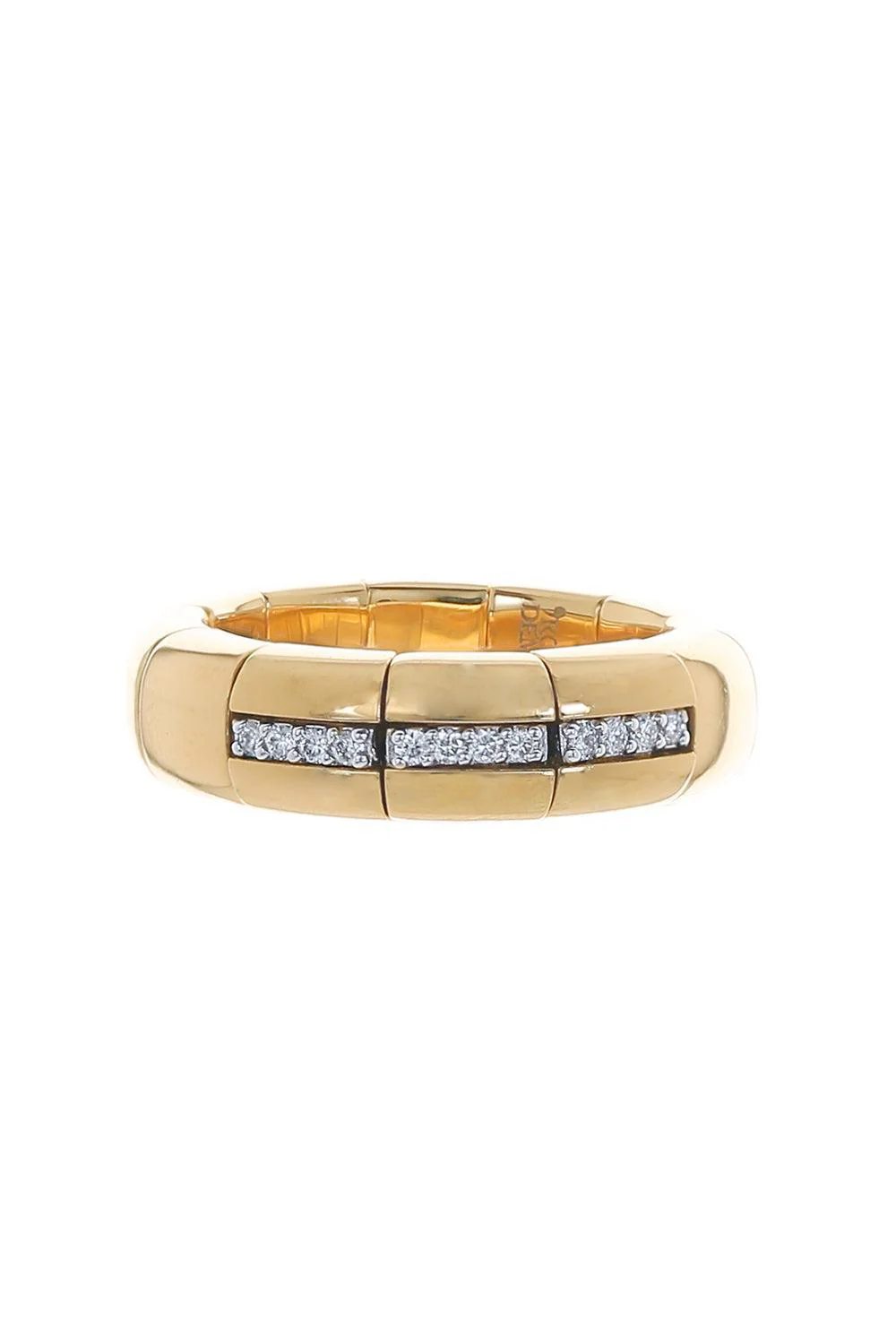 Three Diamond Stretch Pura Ring