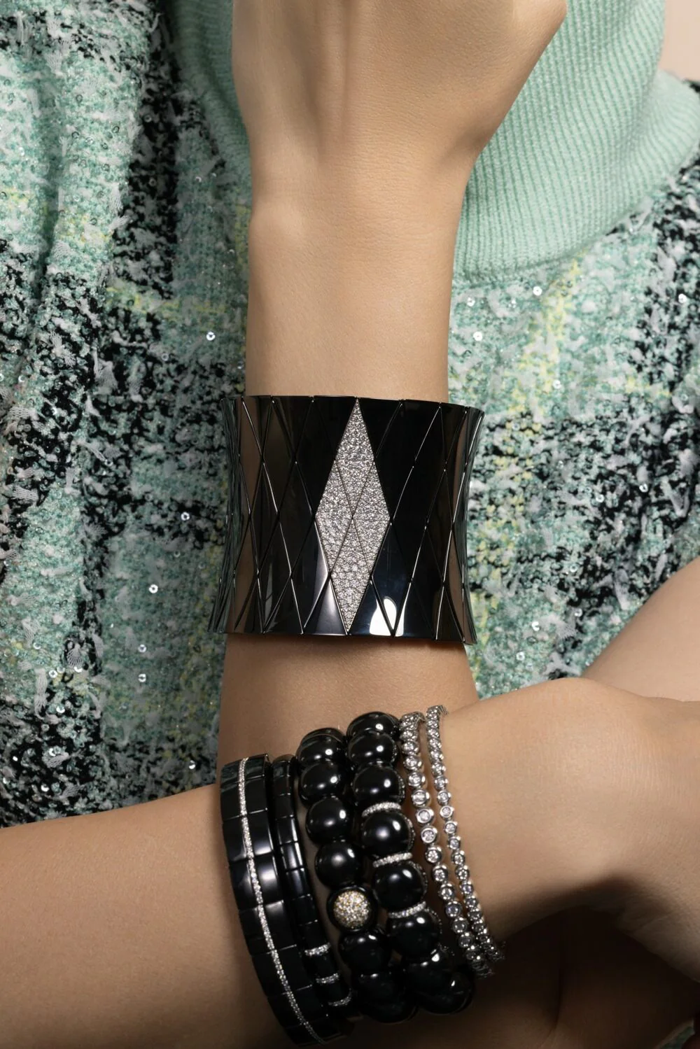 Stretch Bezel Bracelet Set - Image 2