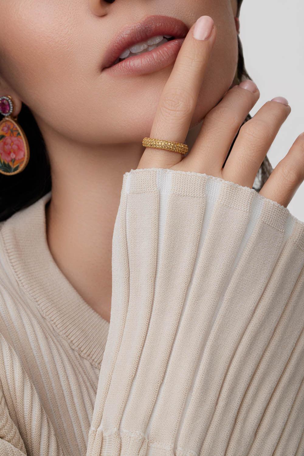 Yellow Sapphire Giotto Ring - Image 3