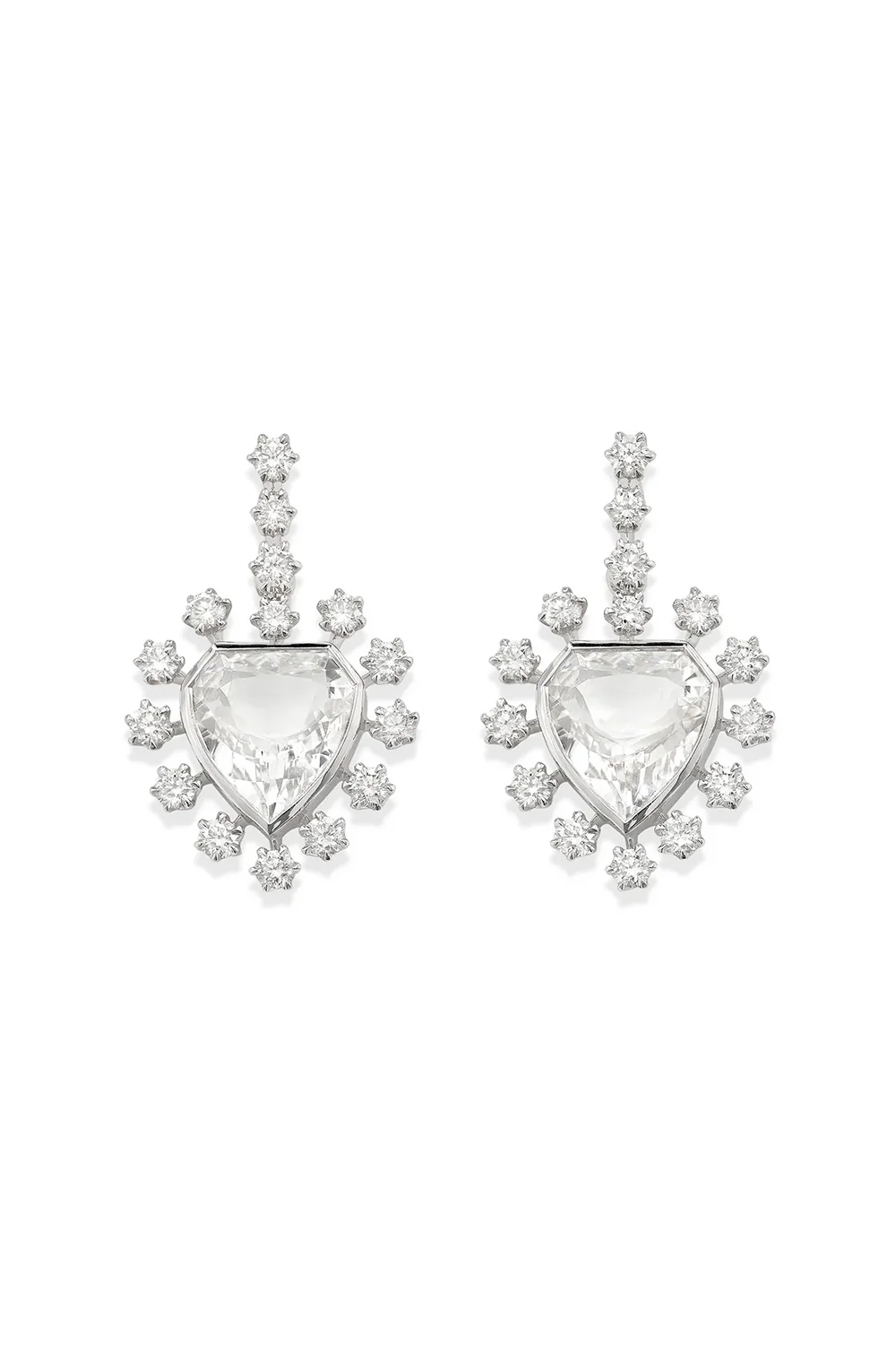 Diamond Mini Day Star Earrings