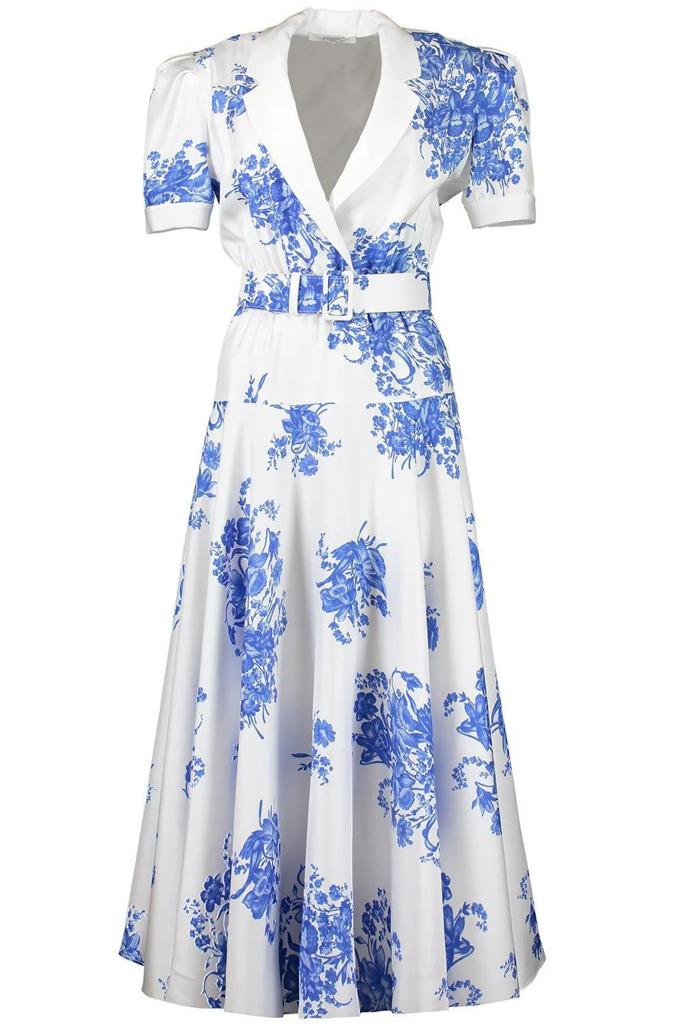 Floral Printed Collar Dress