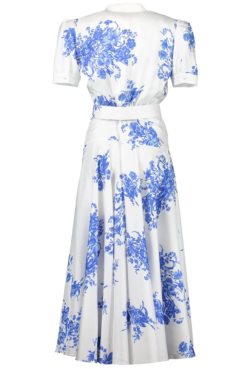 Floral Printed Collar Dress - Image 5