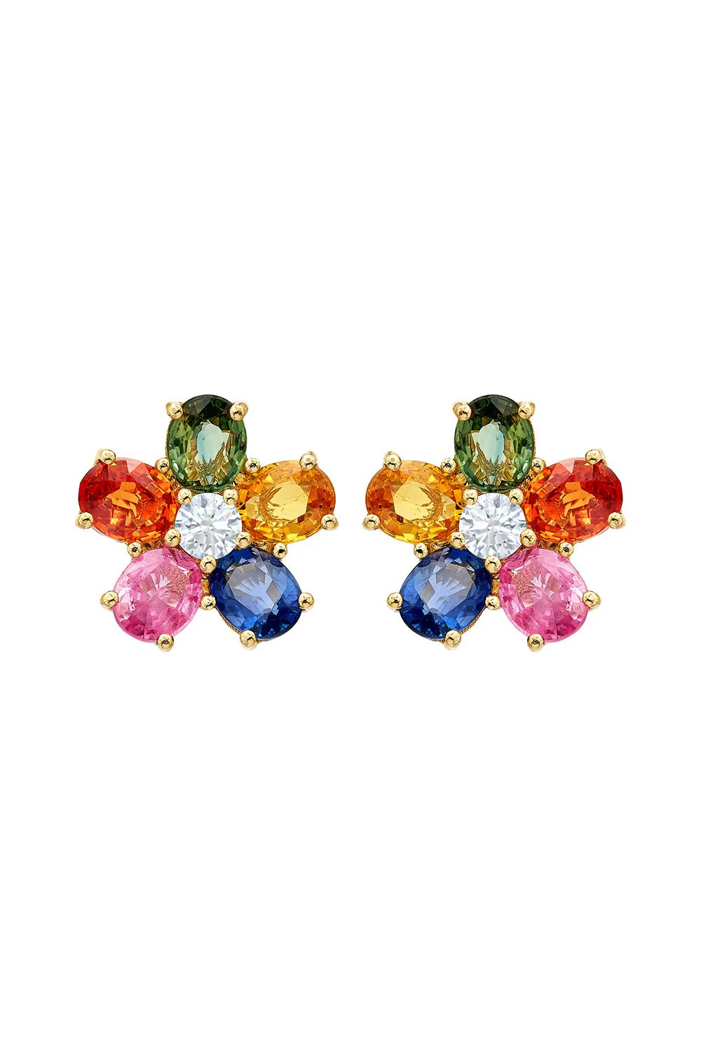 Desert Blooms Raindrop Linear Earrings
