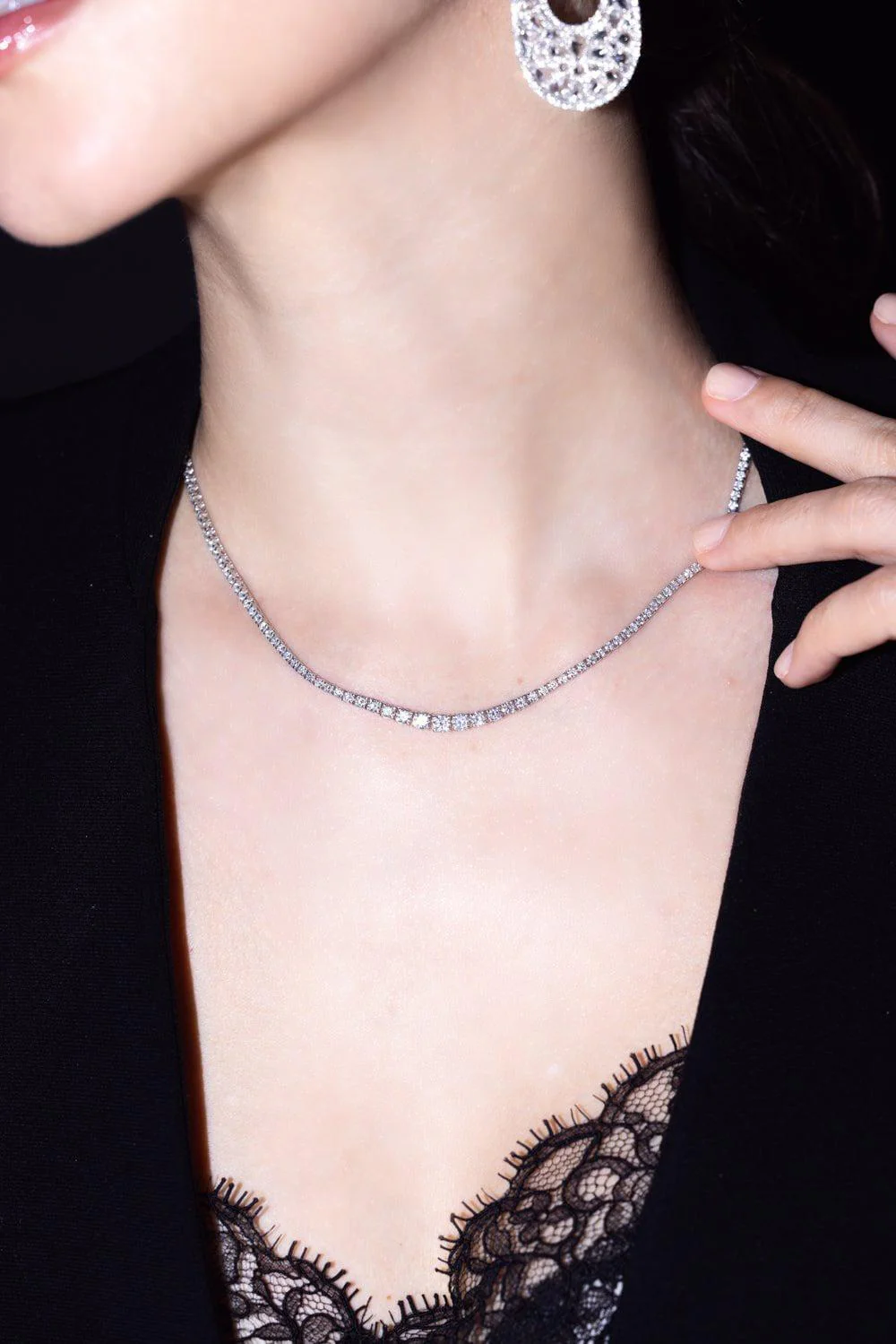 Graduating Diamond Tennis Necklace - Image 3