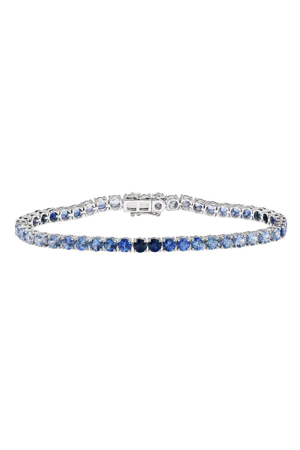 Blue Sapphire Ombre Tennis Bracelet
