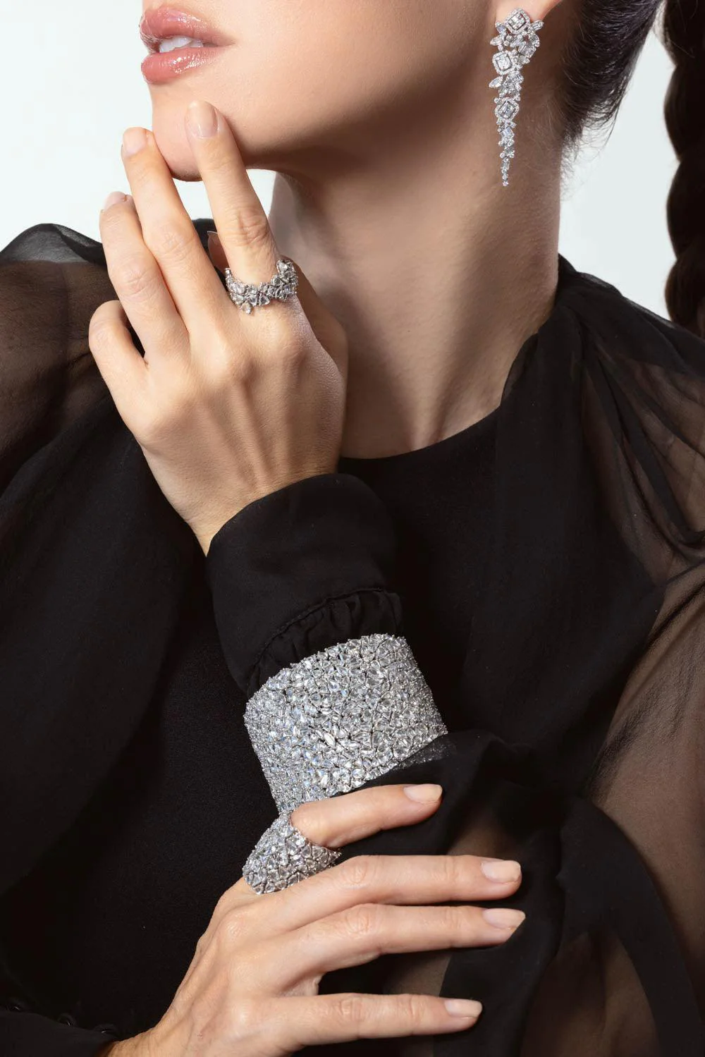 Heritage Diamond Stretch Bracelet - Image 4
