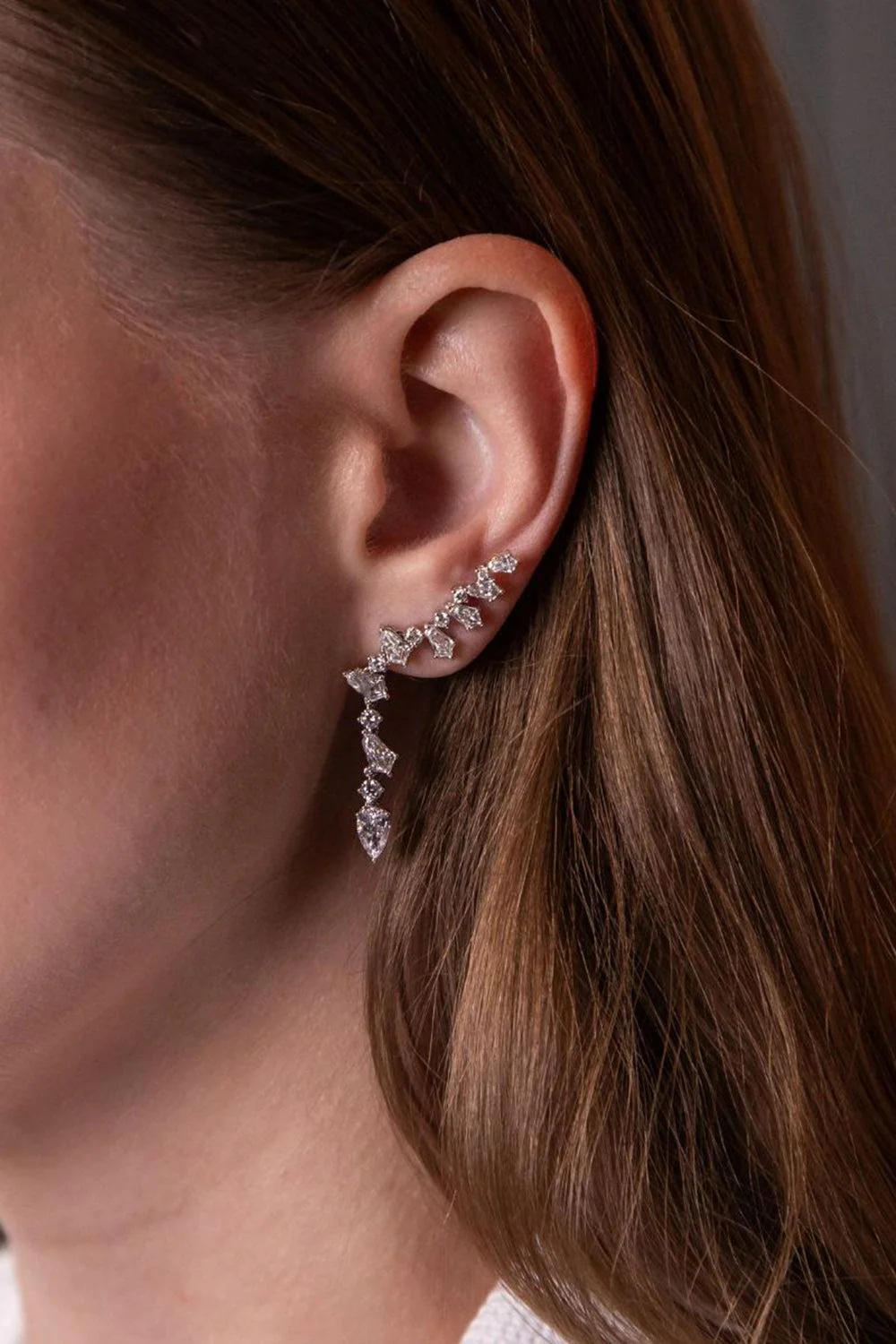 Kite Prana Diamond Earrings - Image 2