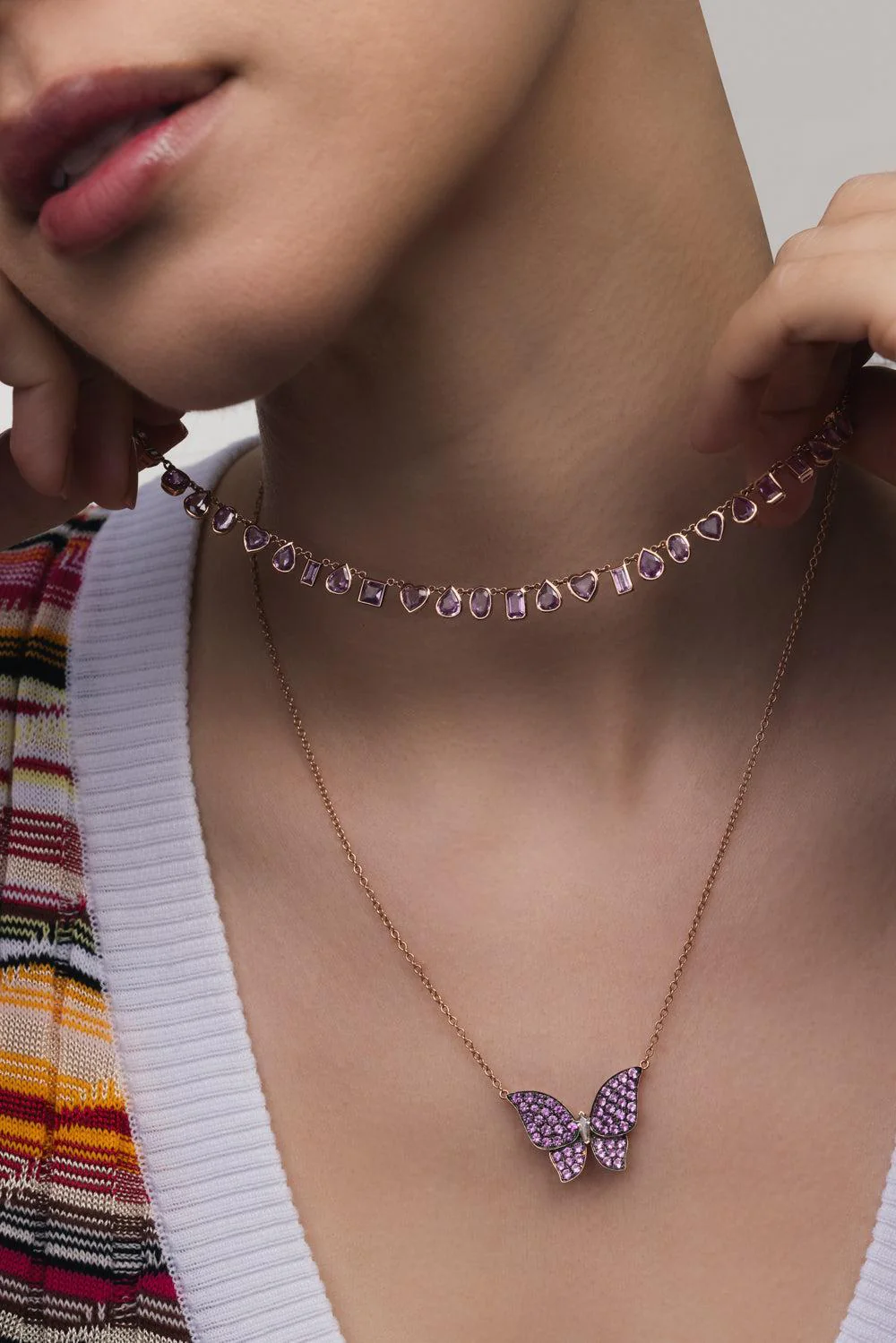 Rose Petal Necklace - Image 2