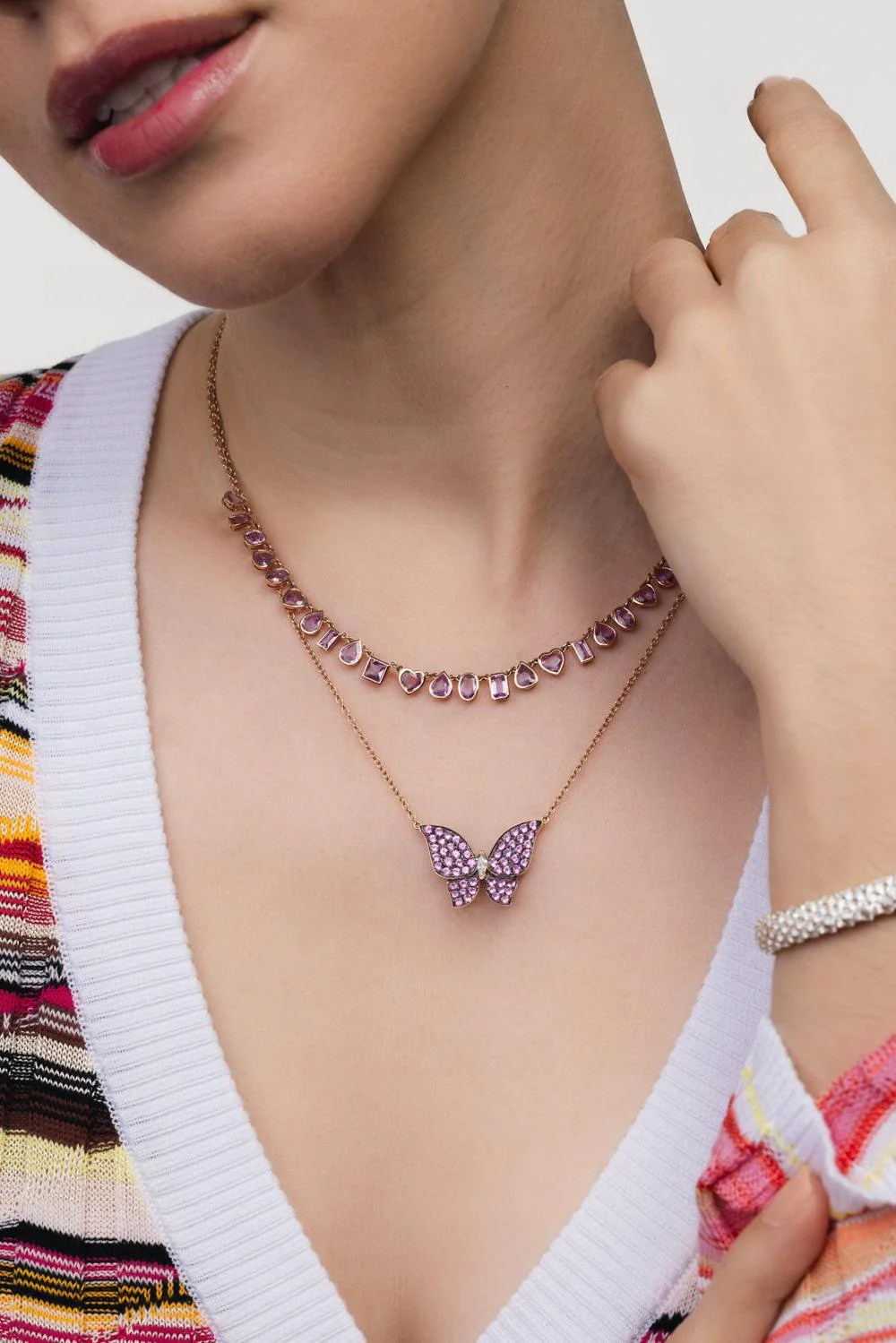 Rose Petal Necklace - Image 3