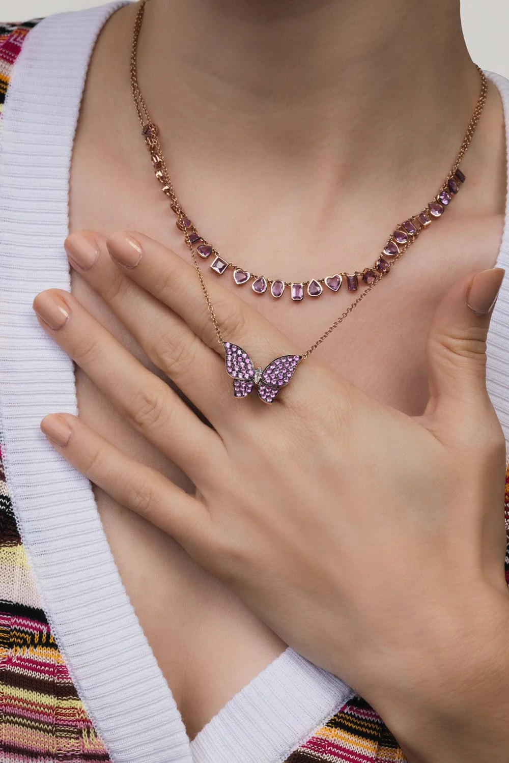 Rose Petal Necklace - Image 4