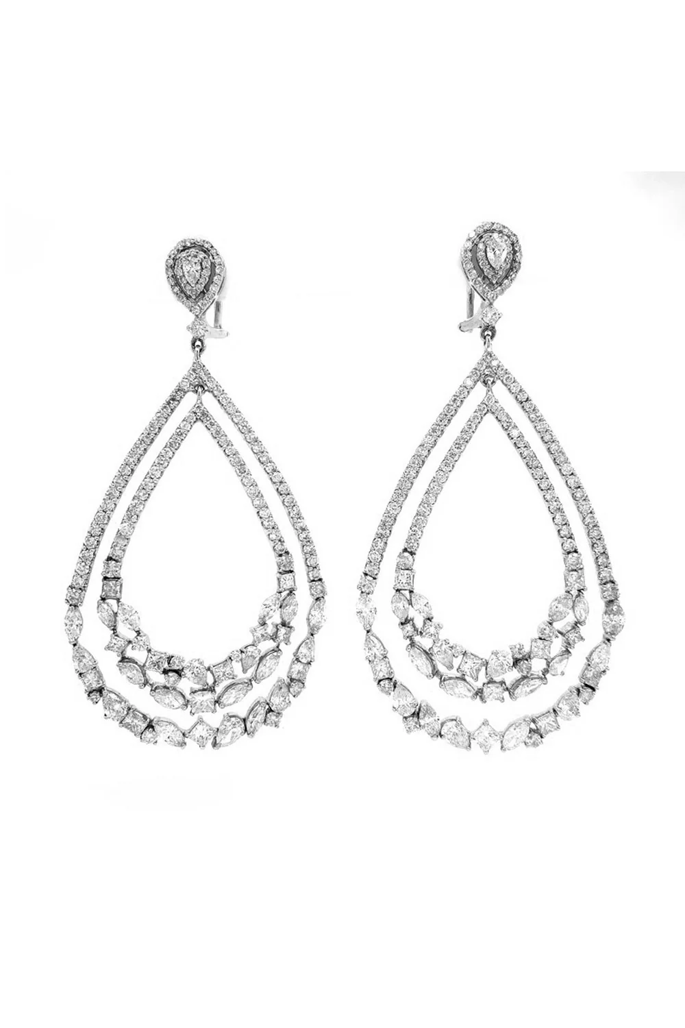 Scintilate Mix shape Diamond Earrings