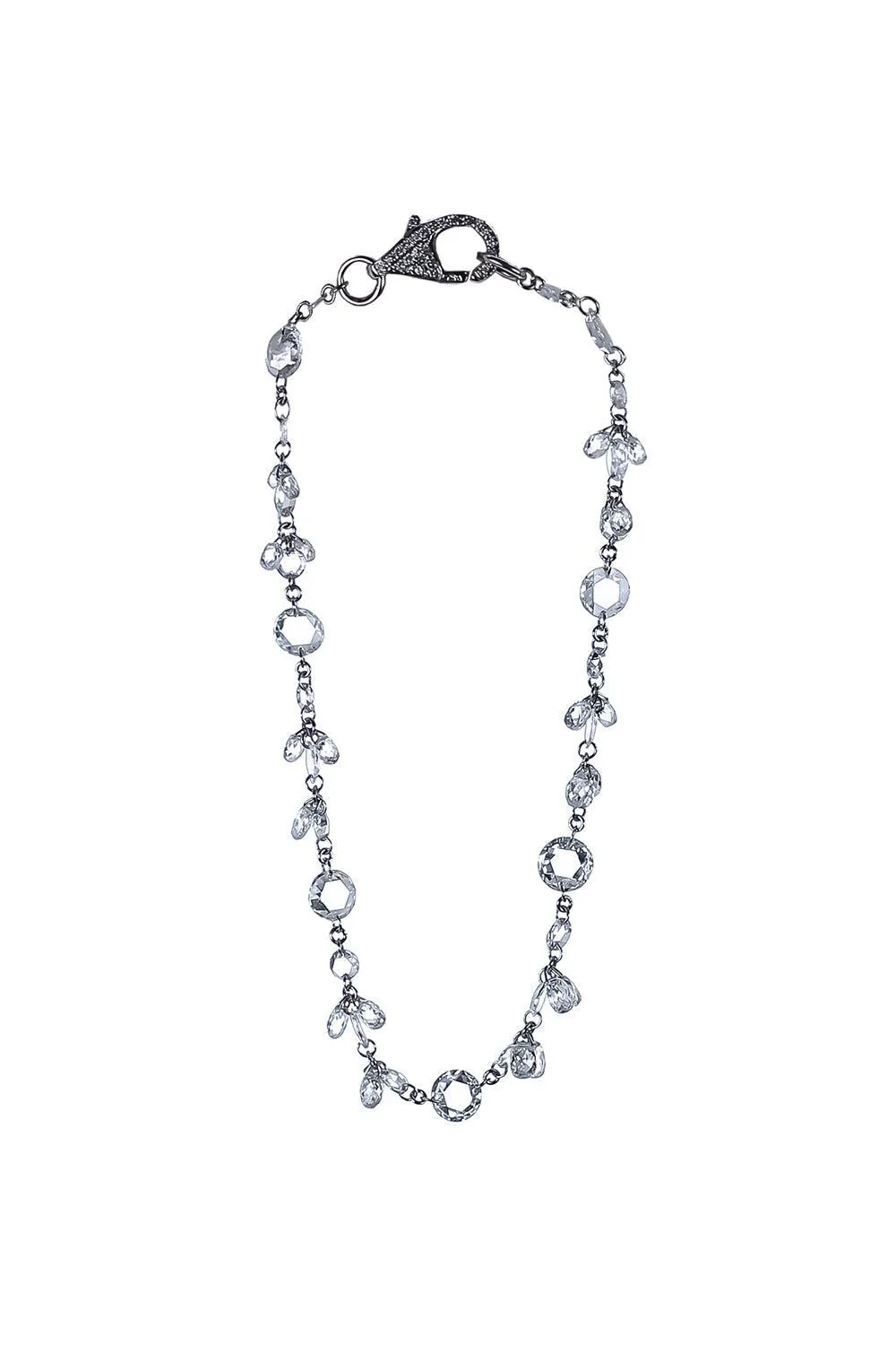 Diamond Luminescent Rose Bracelet