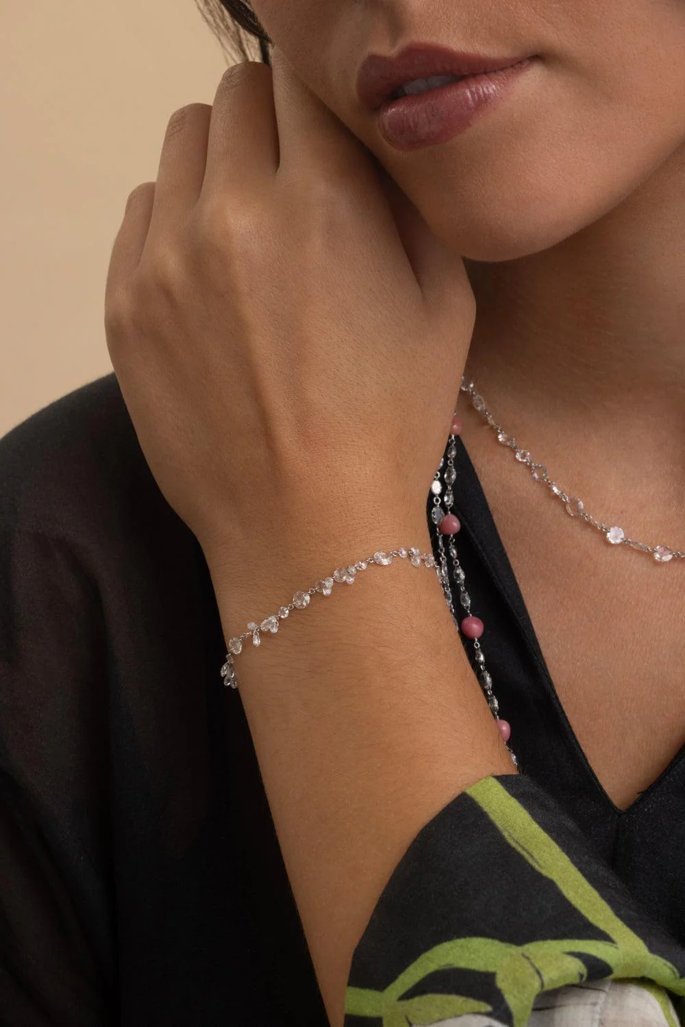Diamond Luminescent Rose Bracelet - Image 5