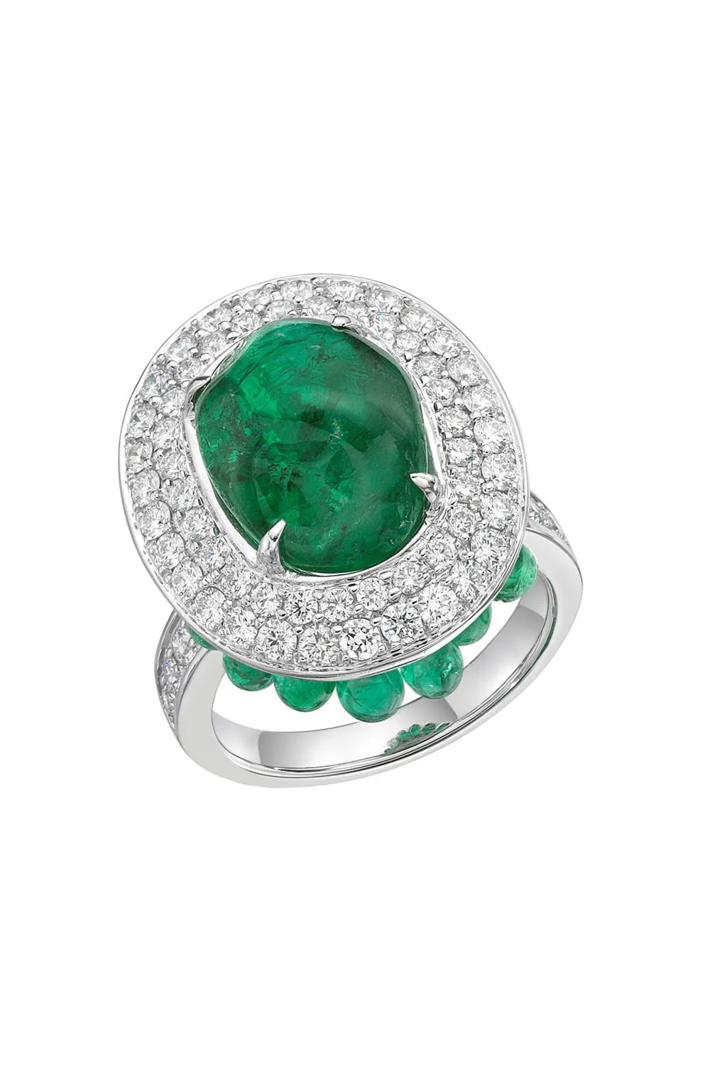 Emerald Diamond Ring