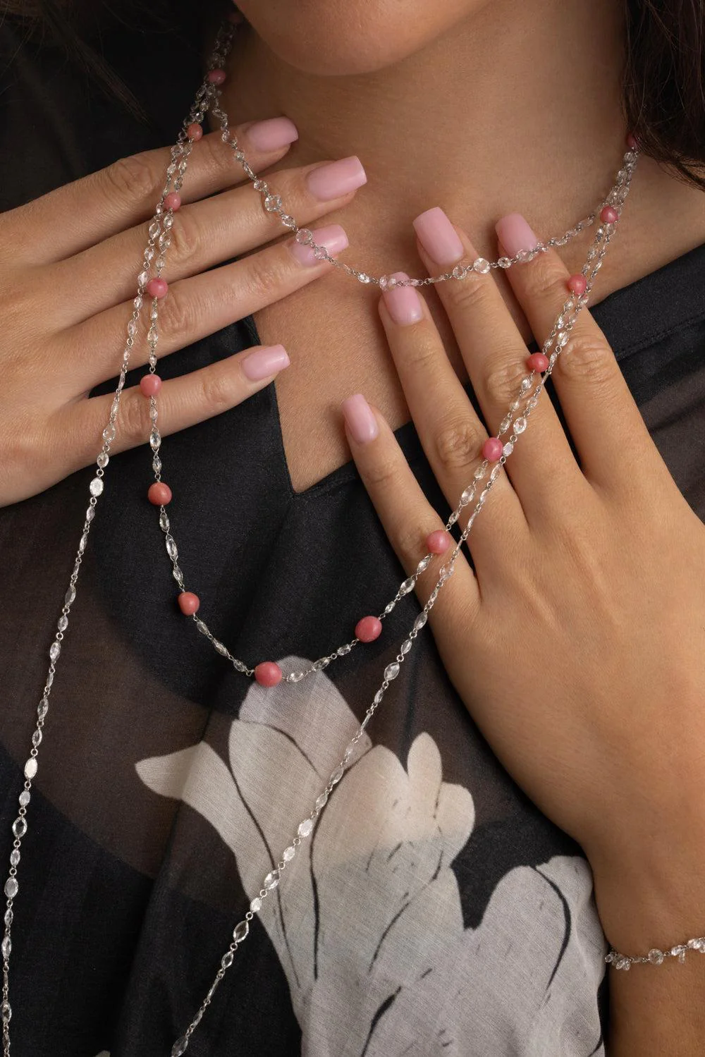 Luminescent Rose Necklace - Image 4