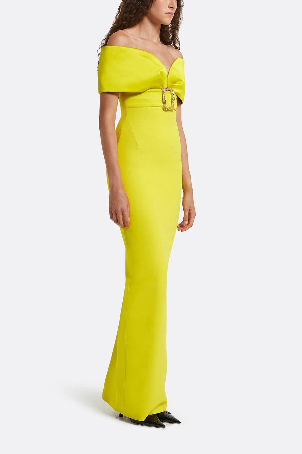Abike Gown - Chartreuse - Image 3