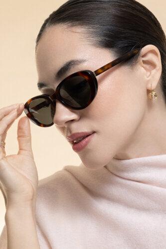 Cat Eye Oval Sunglasses - Image 2