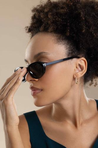 Oval Cat Eye Sunglasses - Image 2