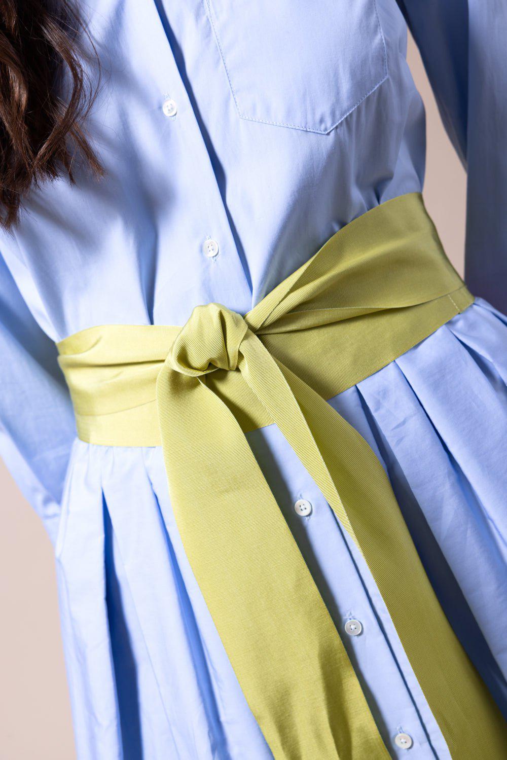 GG Ribbon Belt - Lime - Image 3