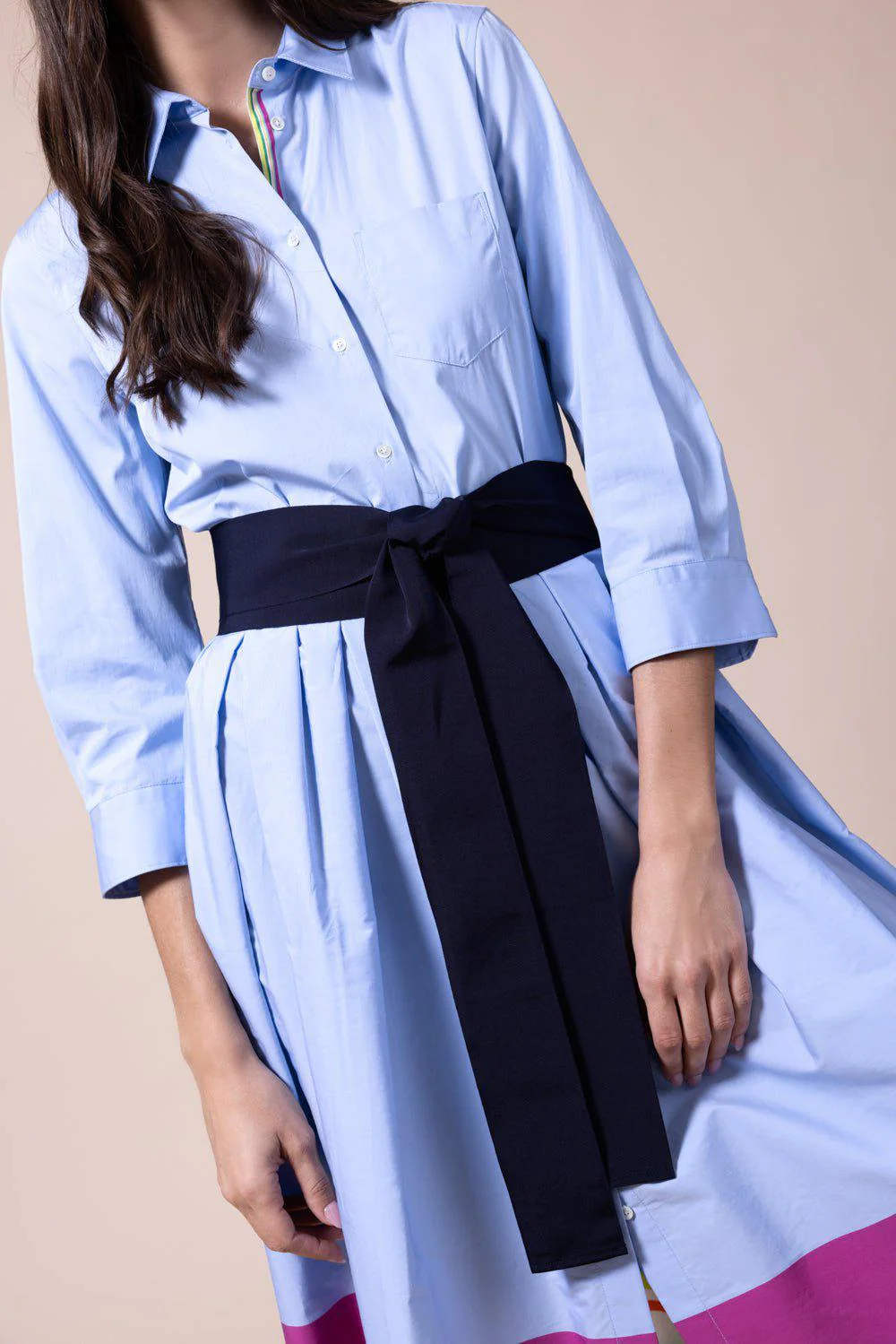 GG Ribbon Belt - Navy - Image 2