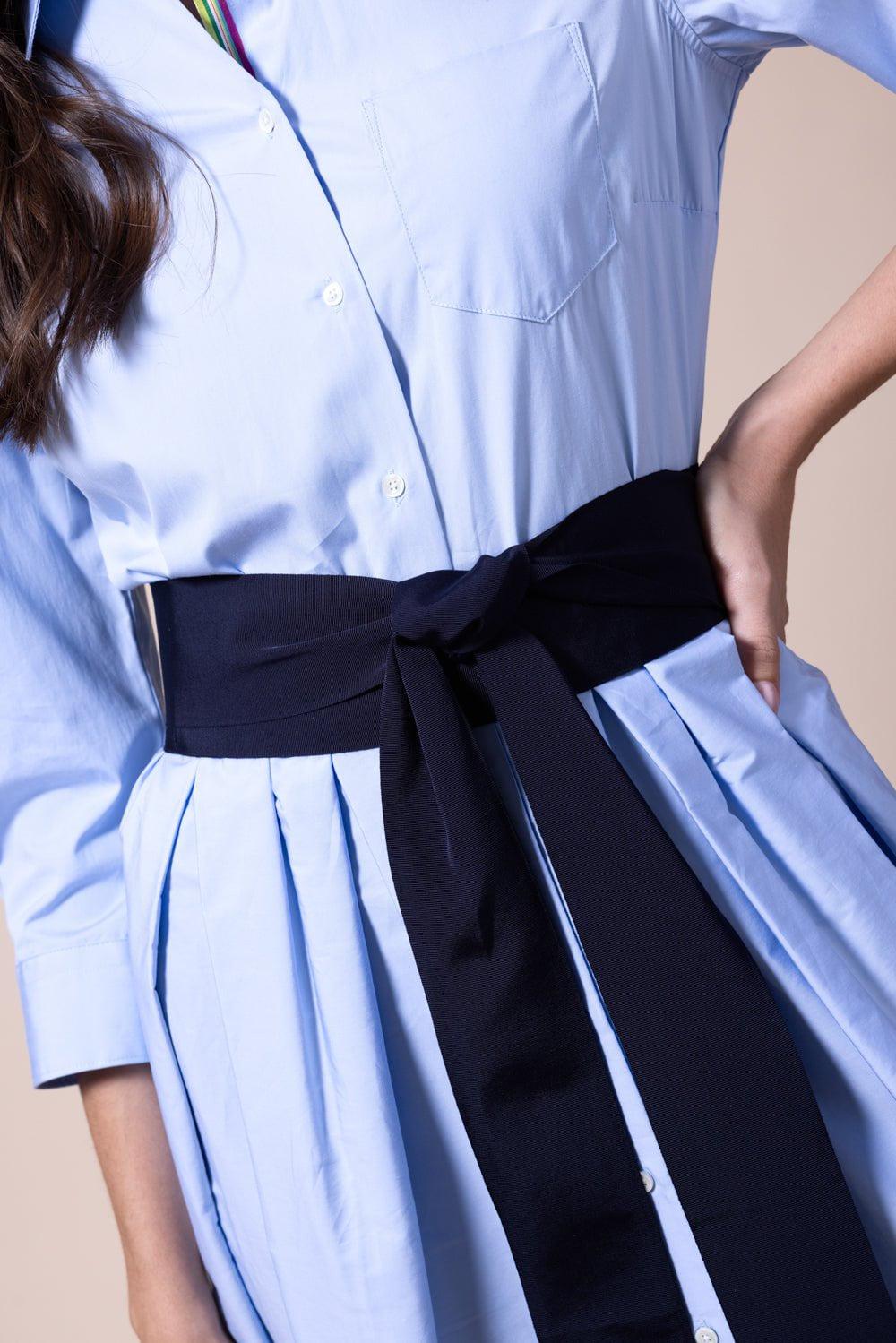 GG Ribbon Belt - Navy - Image 3