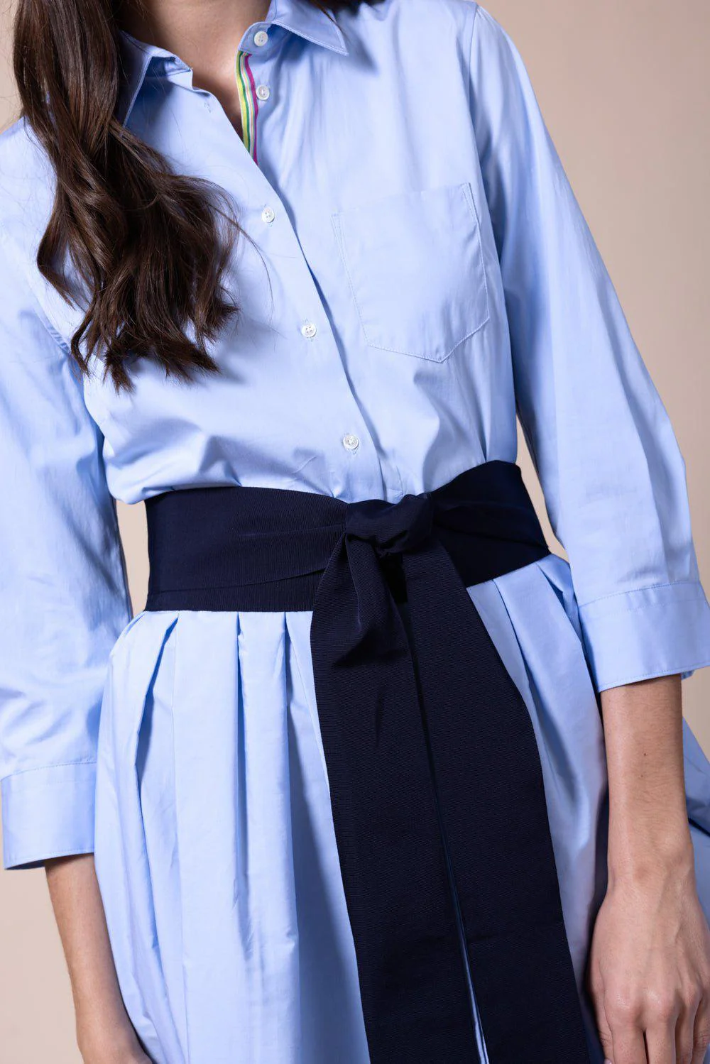 GG Ribbon Belt - Navy - Image 4