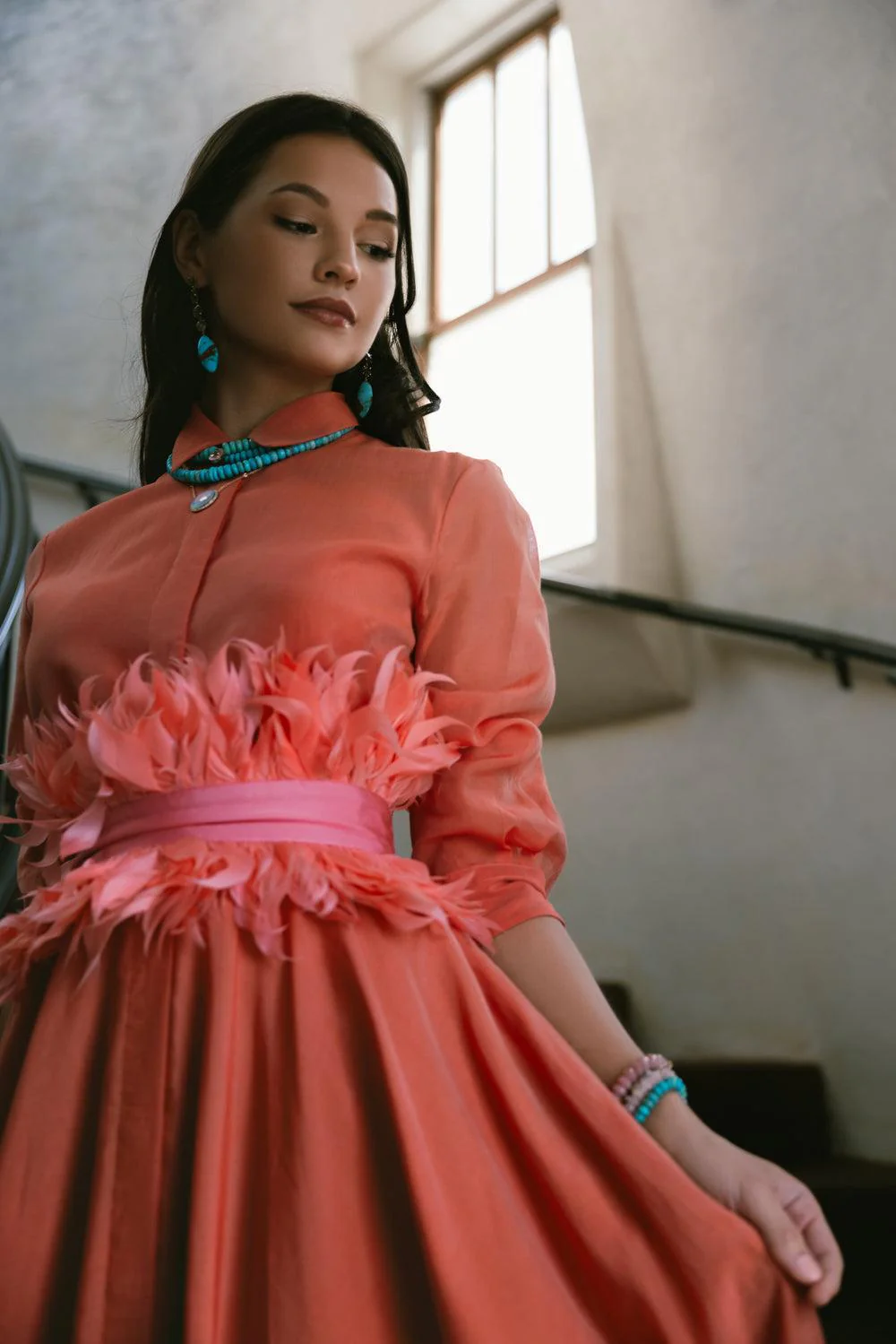 Ribbon Belt - Flamingo Pink - Image 3