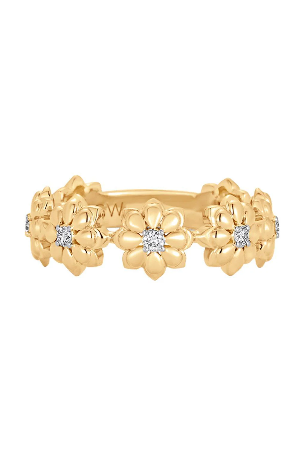 Diamond Lierre Eternity Flower Ring