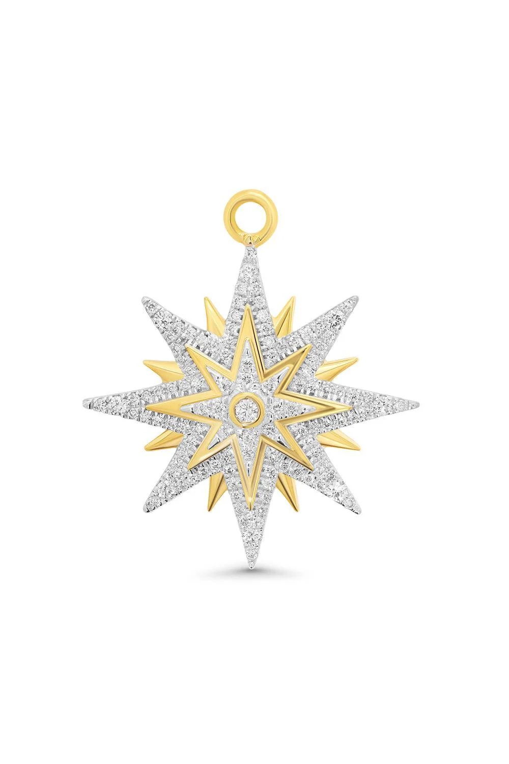 Diamond Sunburst Charm