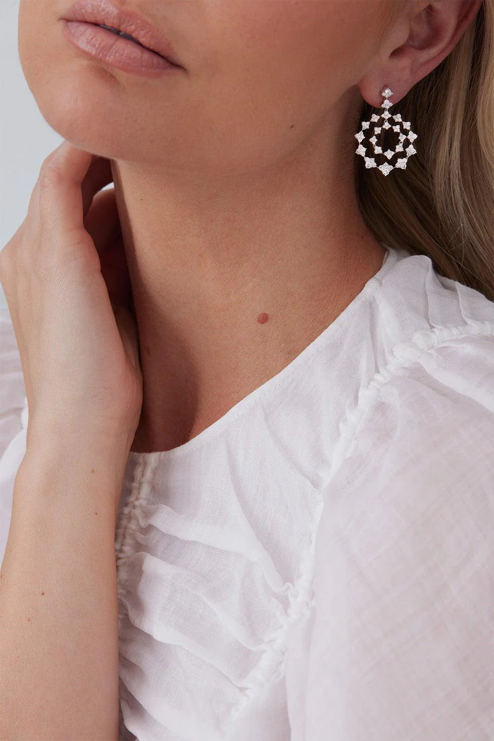 Dujour Diamond Drop Earrings - Image 2