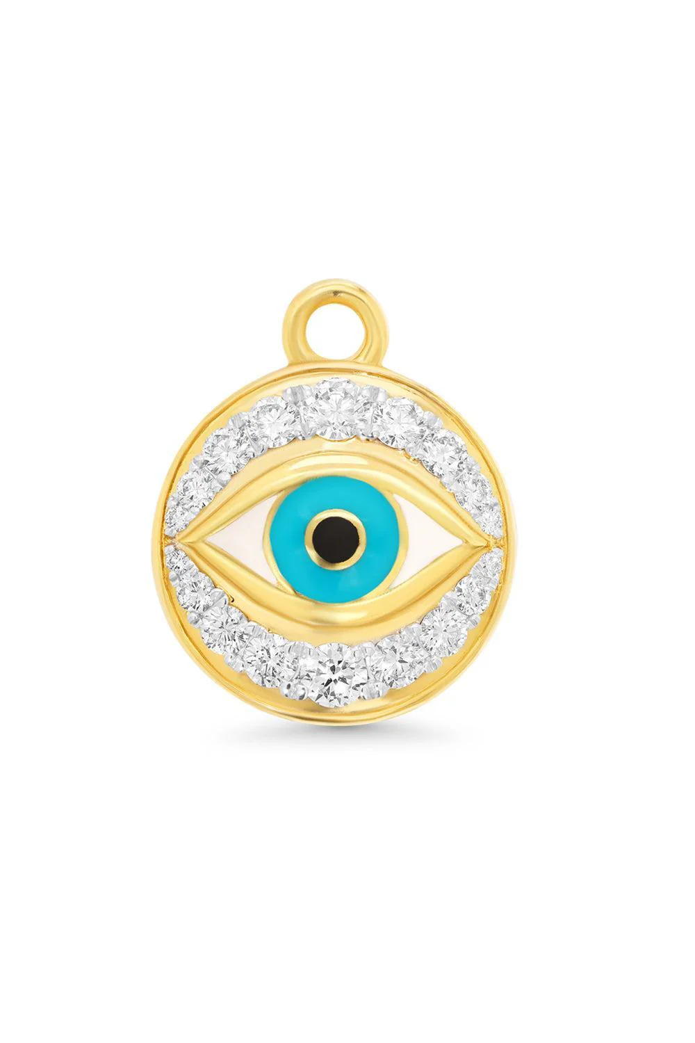 Evil Eye Diamond Charm