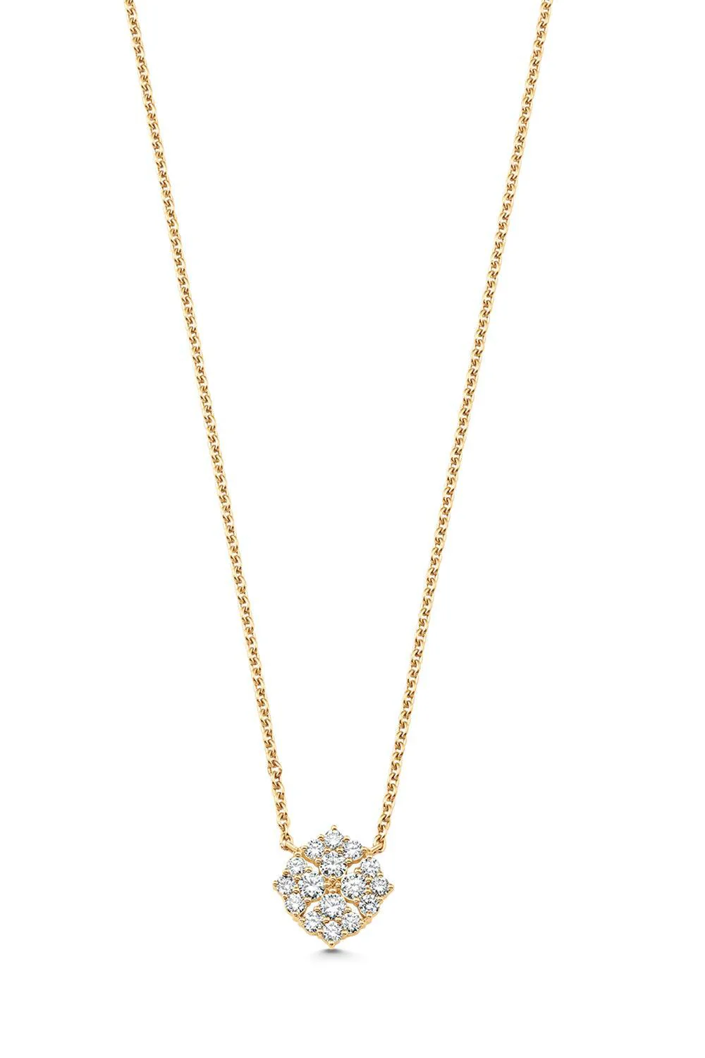 Flora Diamond Pendant Necklace