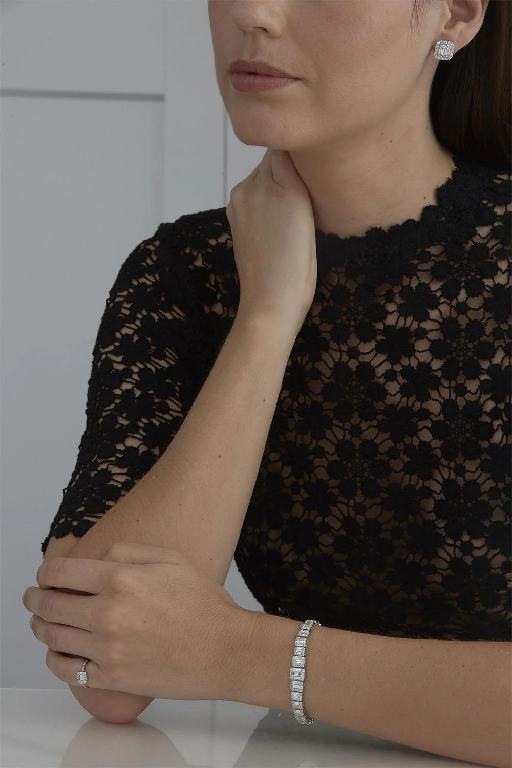 Illusion Diamond Bracelet - Image 2