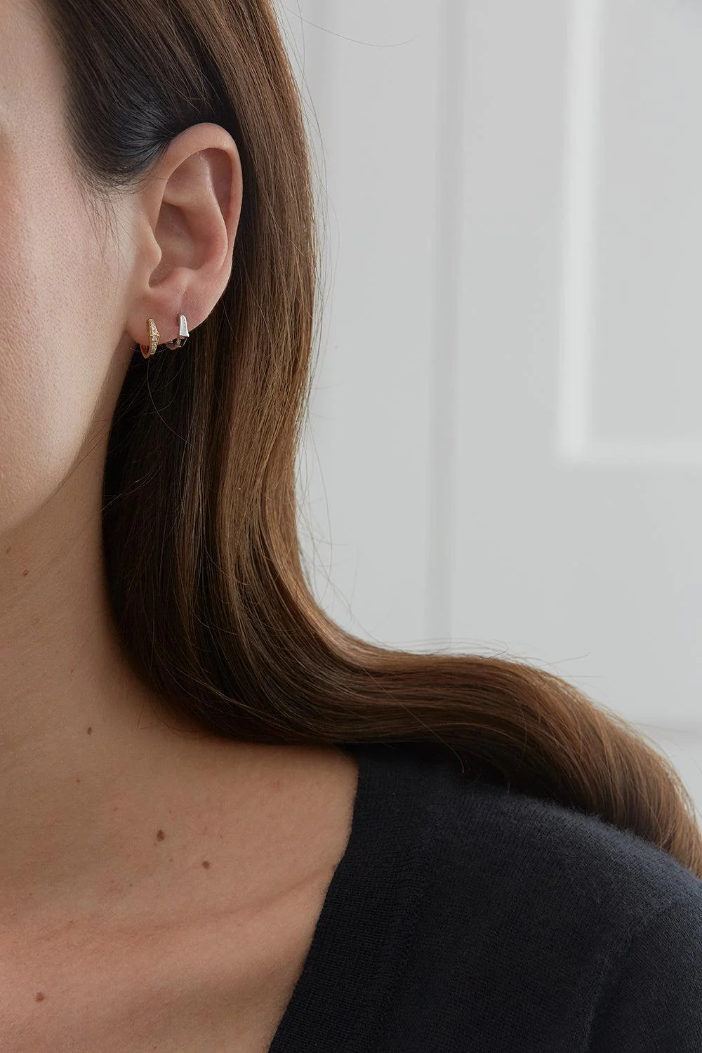 Lucia Huggie Earrings - Image 2