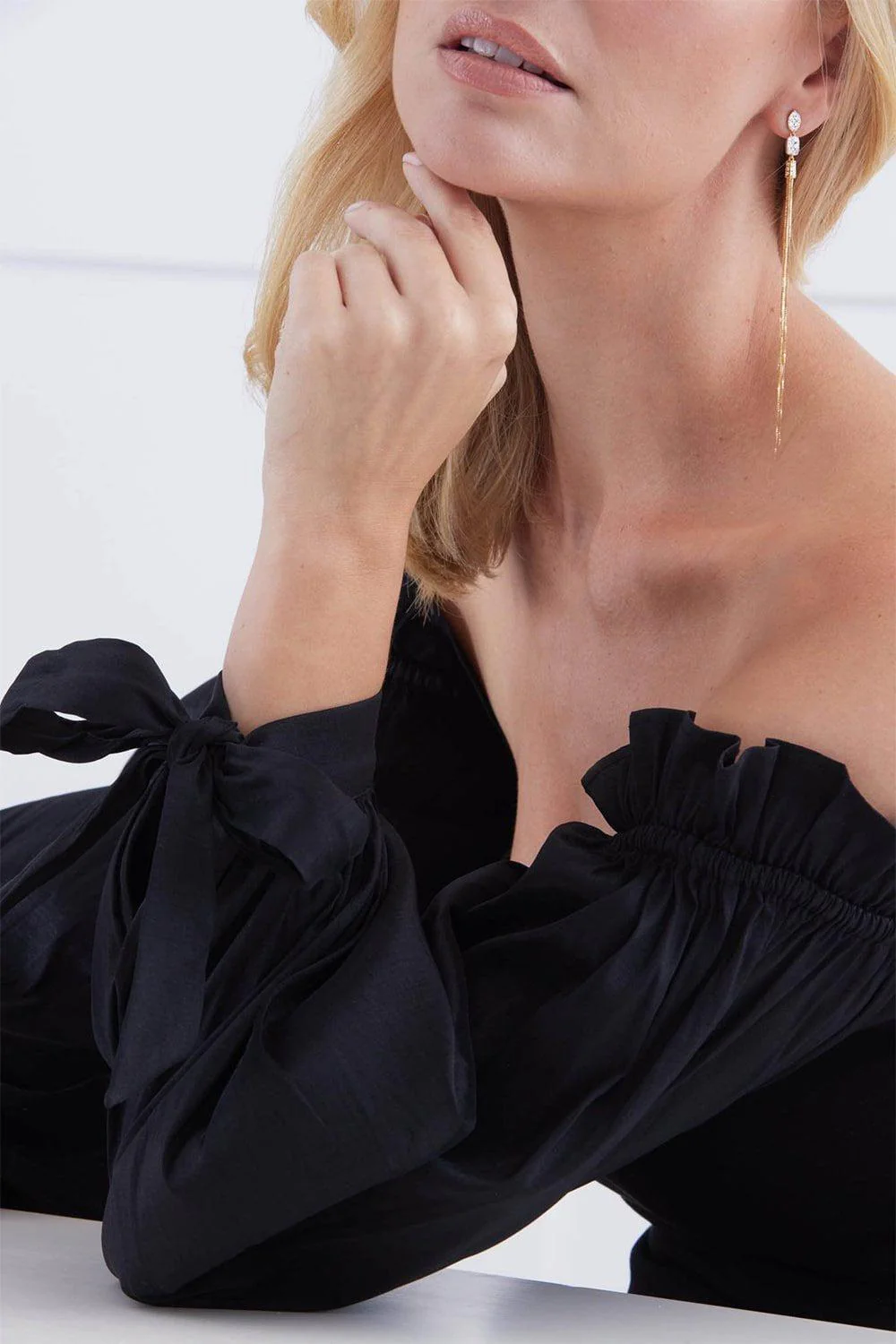 Nappa Tassel Earrings - Image 2