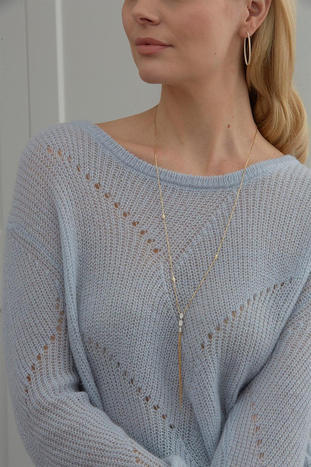 Nappa Tassel Necklace - Image 2