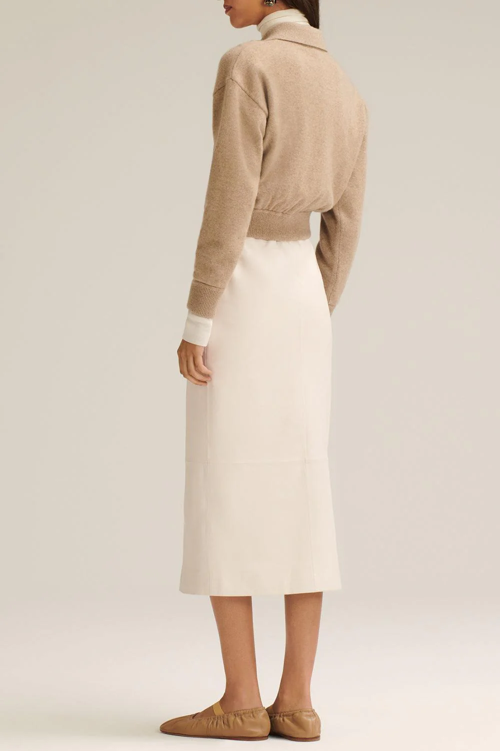Cashmere Collared Bomber Jacket - Image 6