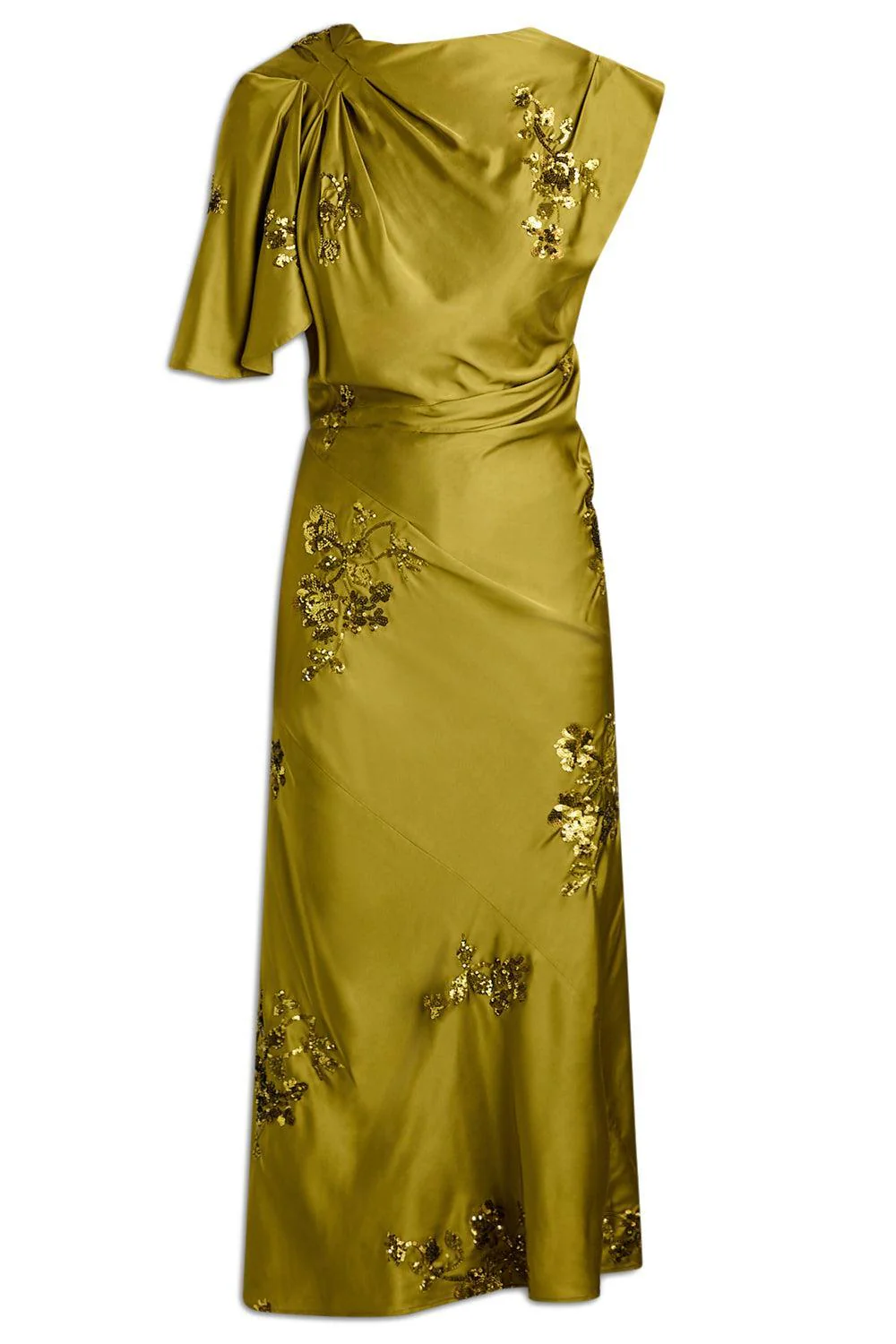 Draped Midi Dress