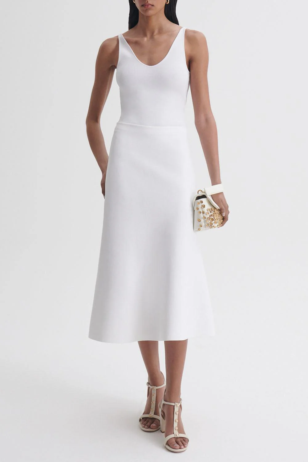 Knit Soft Hem Skirt - Image 2