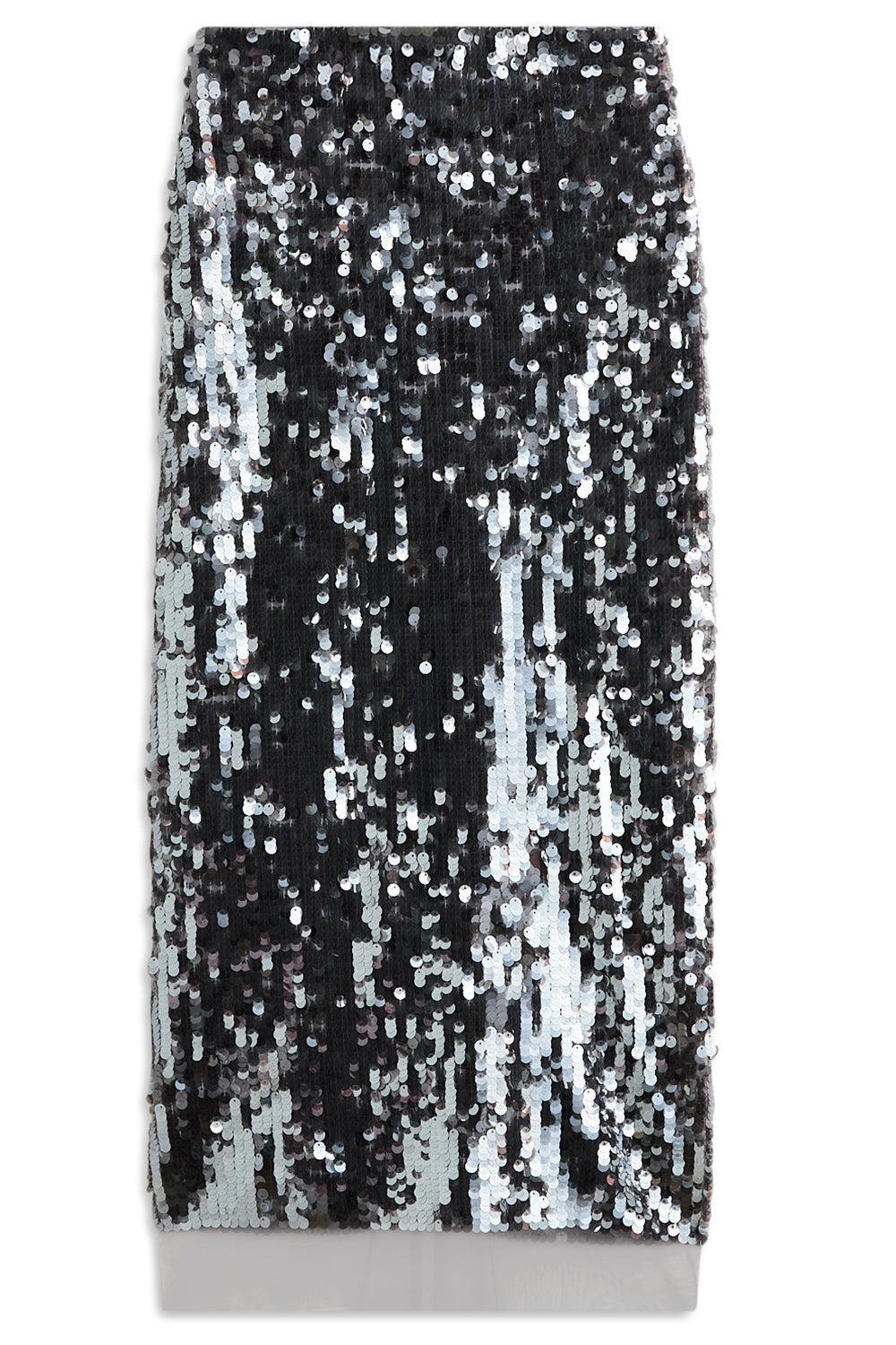 Sequin Midi Pencil Skirt