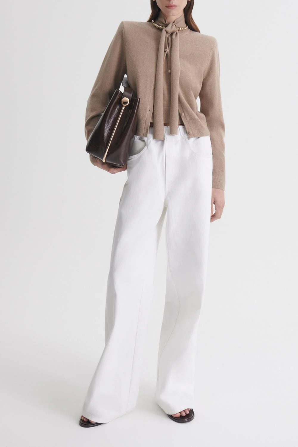 Shoulder Pad Cardigan - Image 2