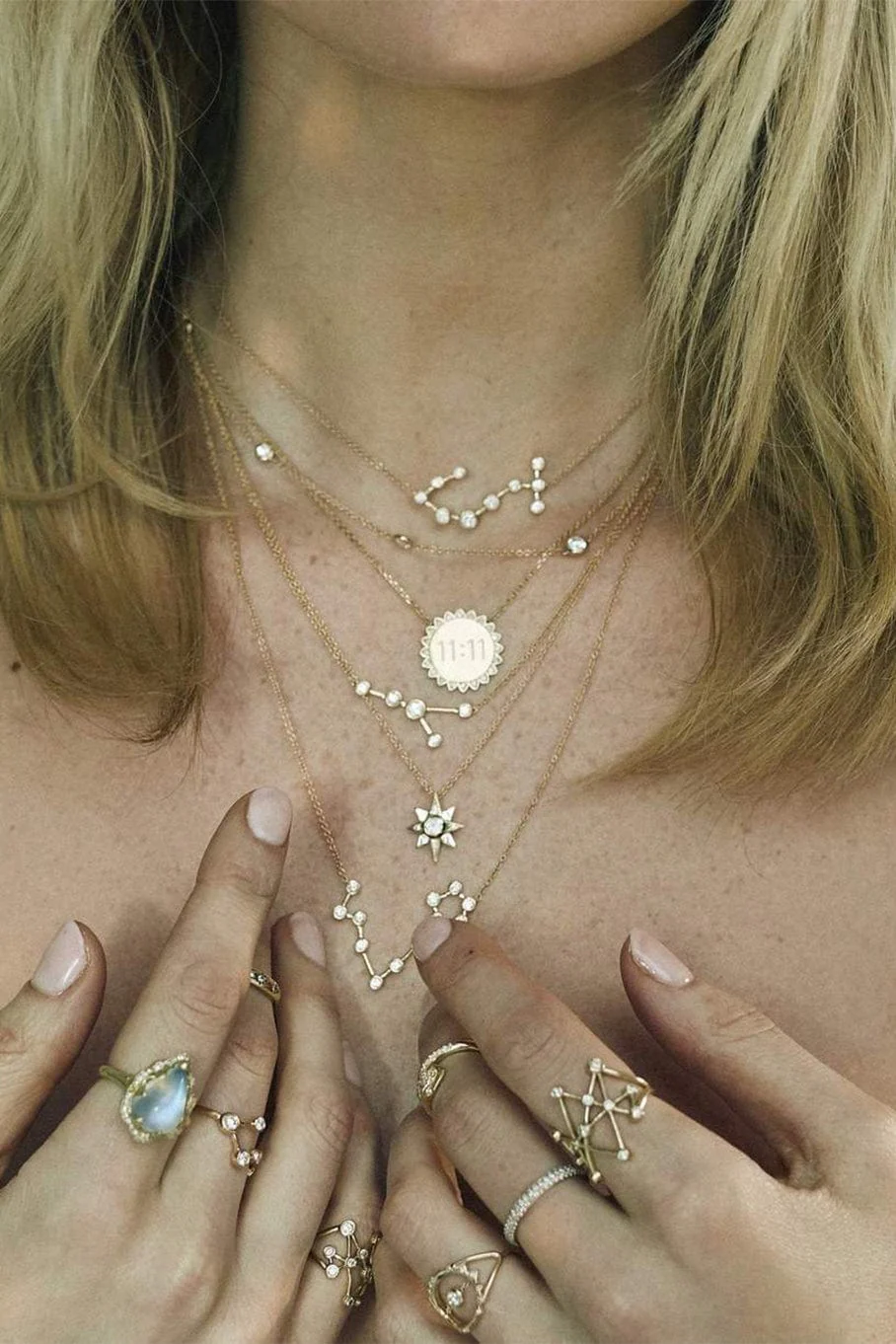 Diamond Scorpio Constellation Necklace - Image 2