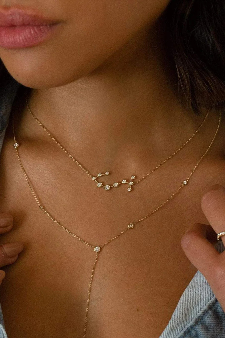 Diamond Scorpio Constellation Necklace - Image 3