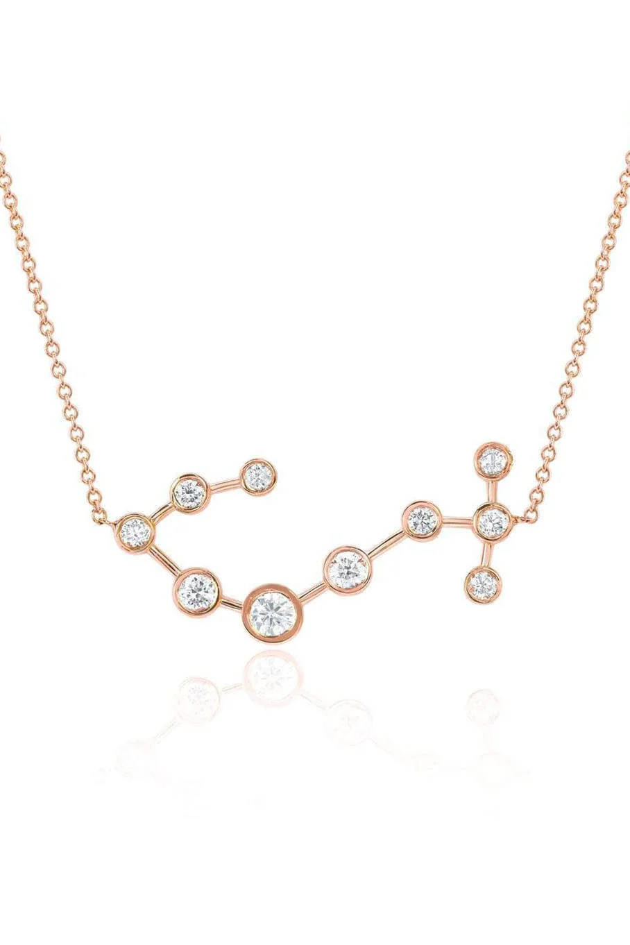Diamond Scorpio Constellation Necklace - Image 5