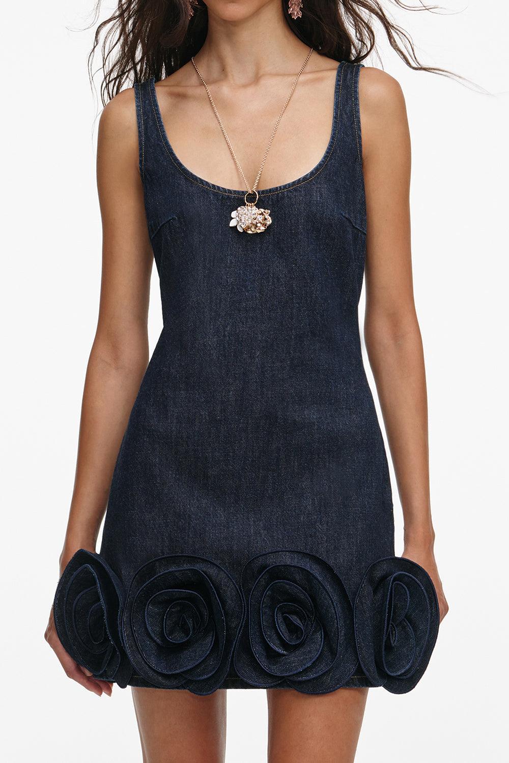 3D Flower Mini Dress - Image 2
