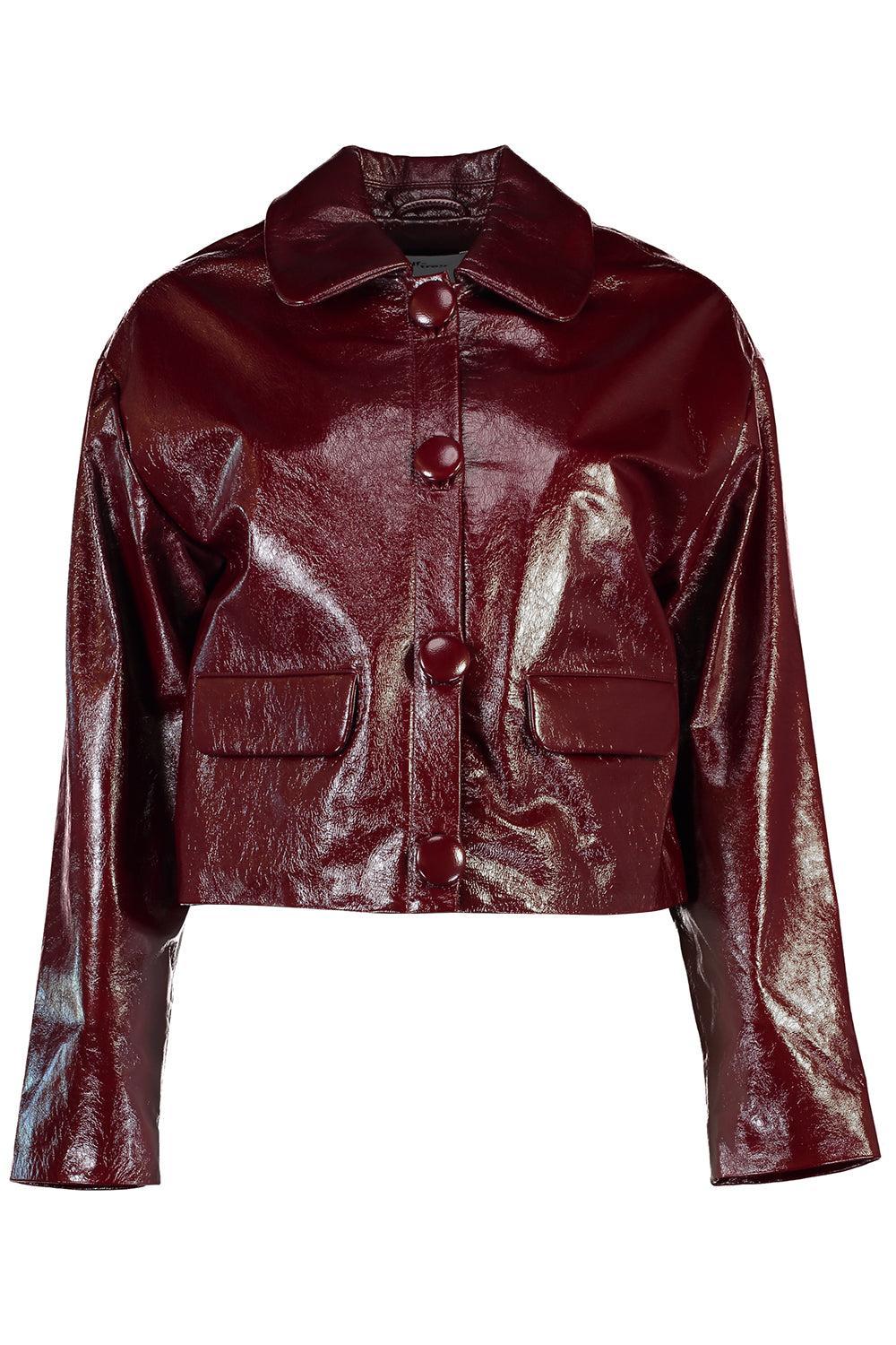 Button Front Crop Jacket