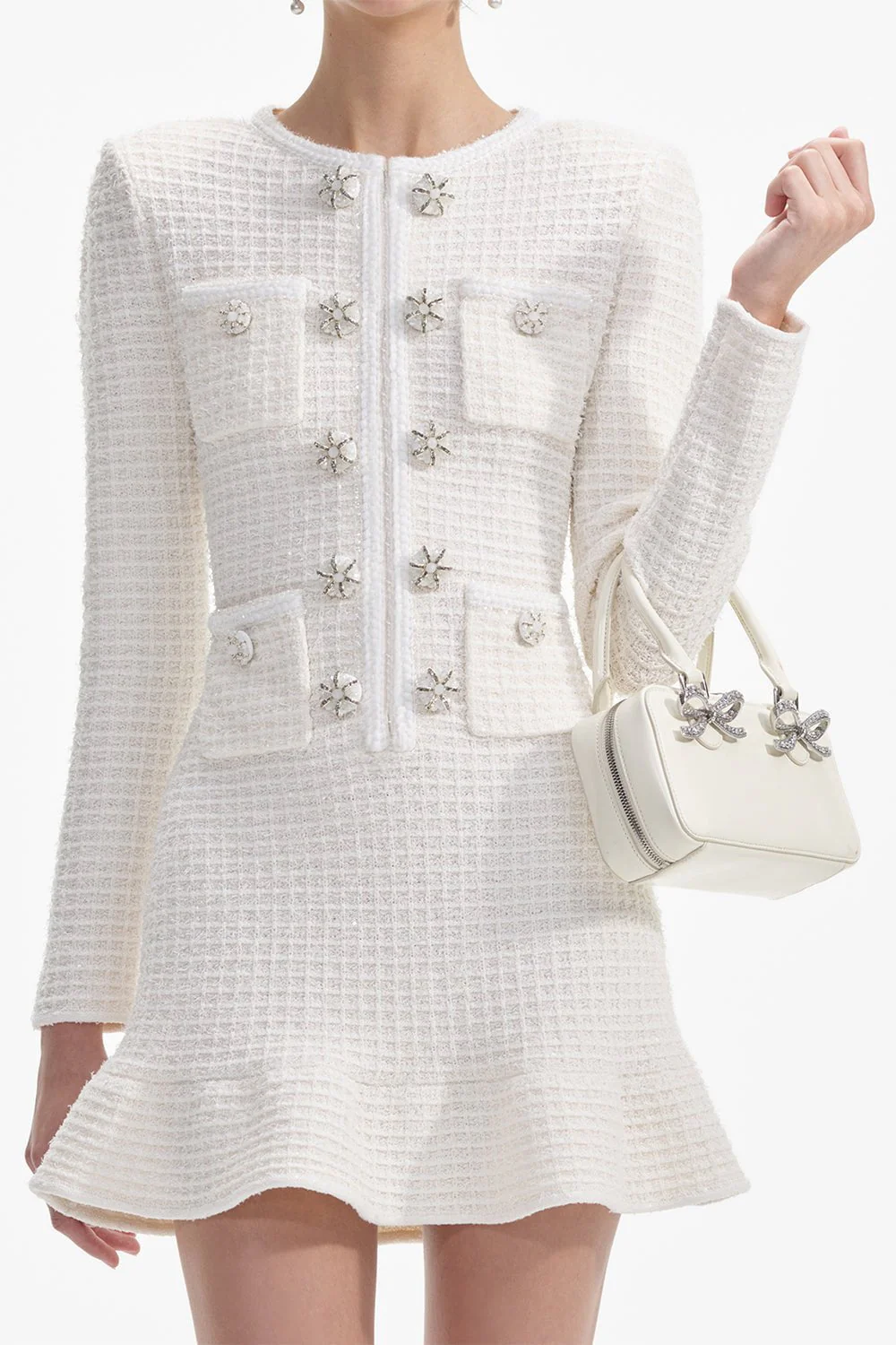 Buttoned Mini Dress - Image 3